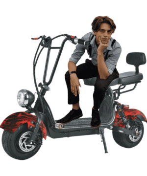 Megawheels – CocoHarley 60V Fat Tyre Scooter Red