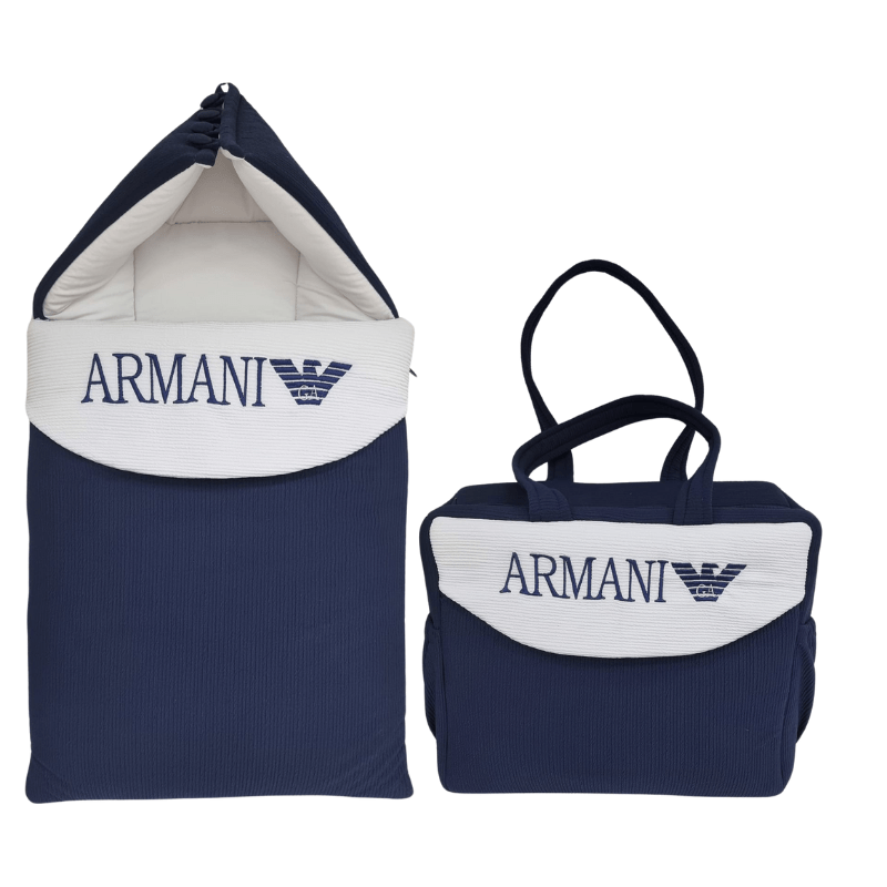 Baby Sleeping Bag And Carry Cot Blue