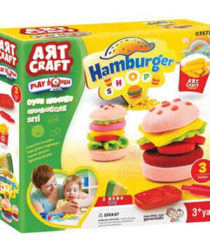 Dede – Art Craft Hamburger Play Dough Set – 150g – 03573