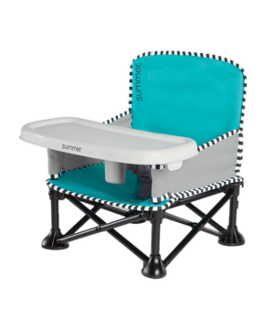 Summer Infant – Pop N Sit Portable Booster – Aqua Splash – SI13666