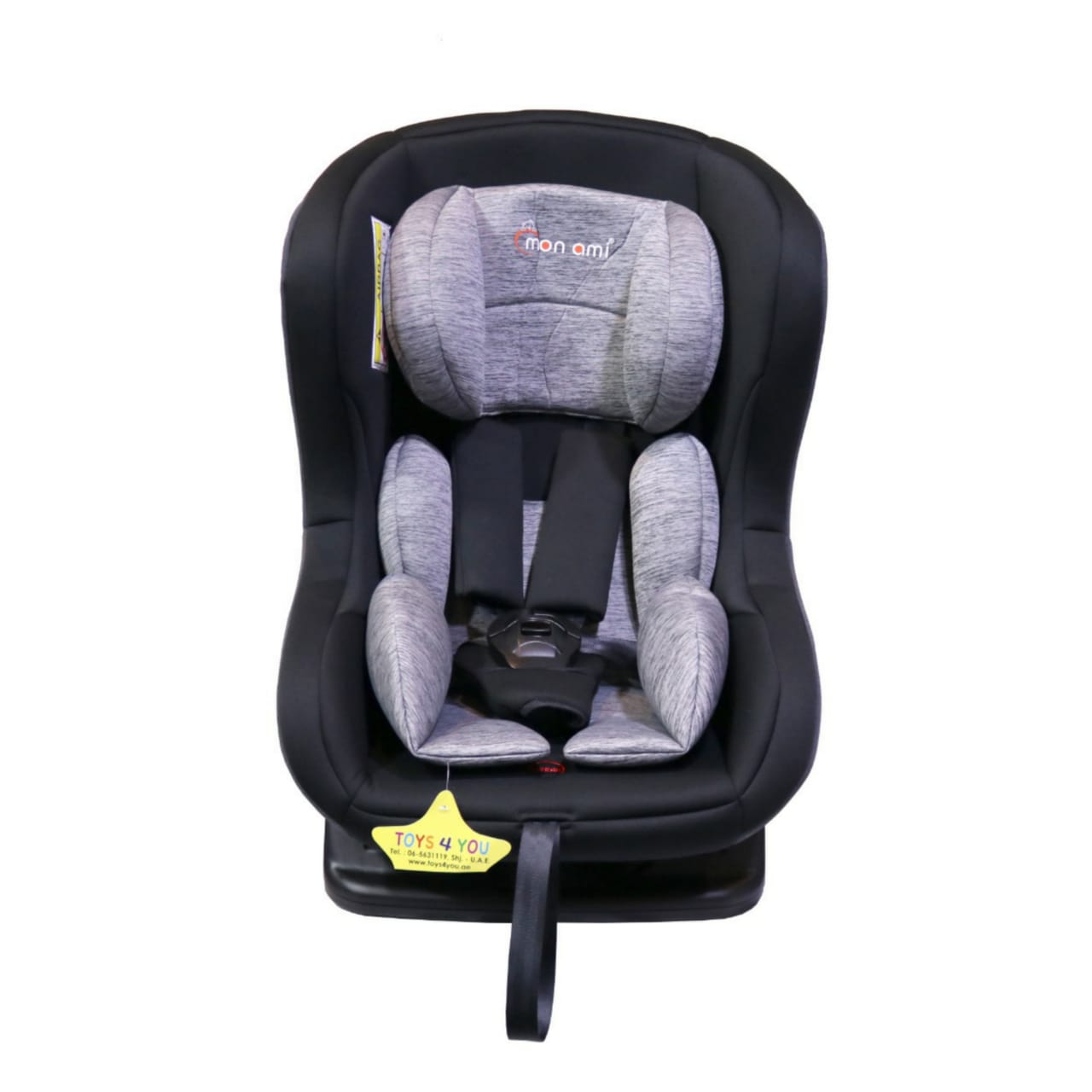 Monami Baby Carseat BLACK- LB-777-GRAY