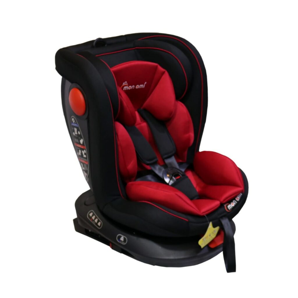 Monami Car Seat 360 Rotating & reclining 12 Years, From 0-36 - LB-619-RED