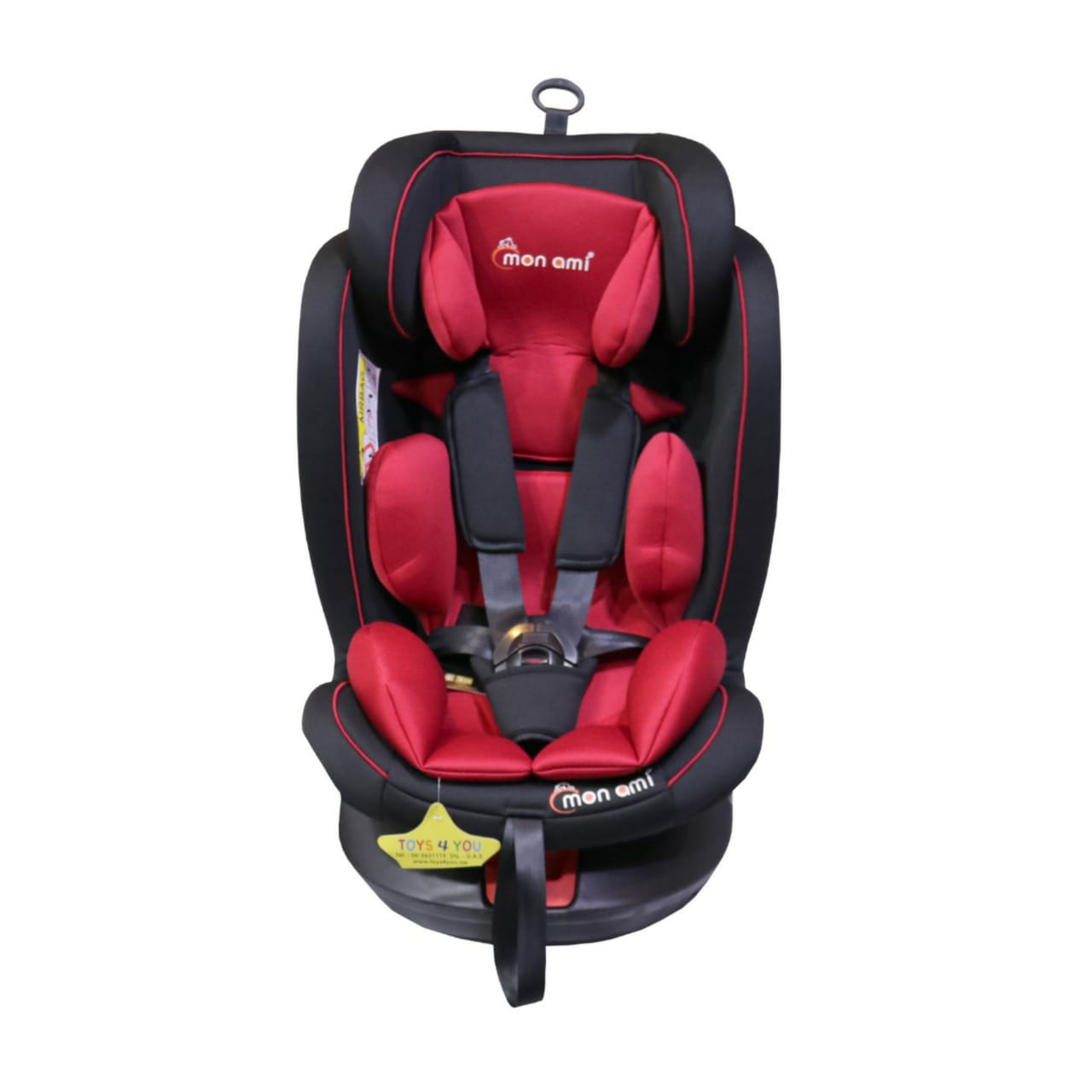 Monami Car Seat 360 Rotating & reclining 12 Years, From 0-36 - LB-619-RED - Image 3