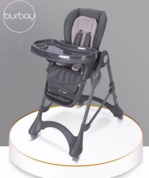 Baby High Chair Multifunction Waterproof Foldable Baby – 003-Gray