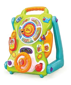 3 in 1 Baby Sit-to-Stand Walker with Walker, Table, And Learning Board – 2107-HB