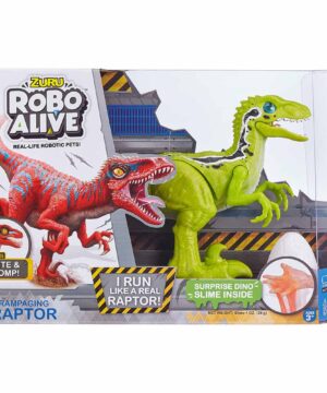 ROBO ALIVE – Robotic Series 1 Raptor 6pc – Green – 25289-ET