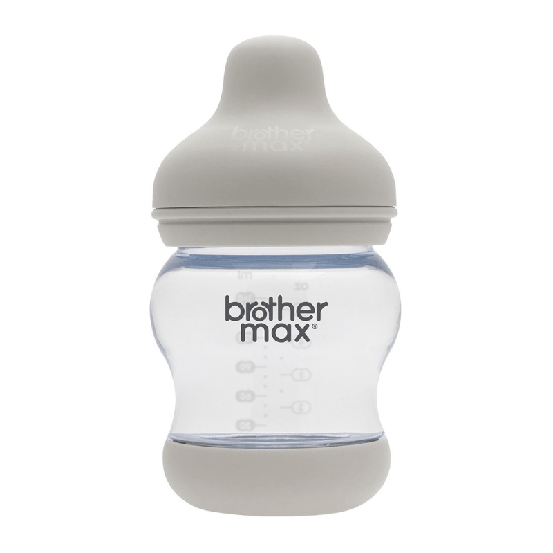 Brother Max – PP Anti-Colic Bottle 160ml + S Teat – Grey – BM107