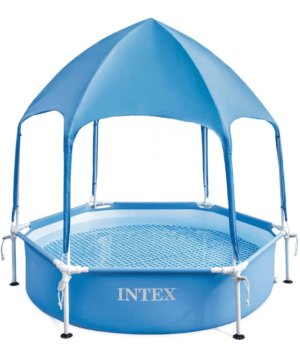Intex - 1.83m x 38cm Canopy Metal Frame Pool Set-up Size: 1.83m x 38cm