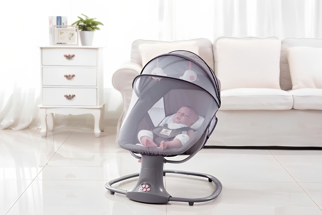 3 In 1 Deluxe Multi-Functional Baby Bassinet With Mosquito Net - Image 3