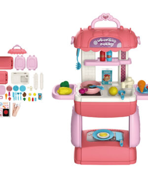 Jawda – 3-in-1 Mobile Kitchen – Pink