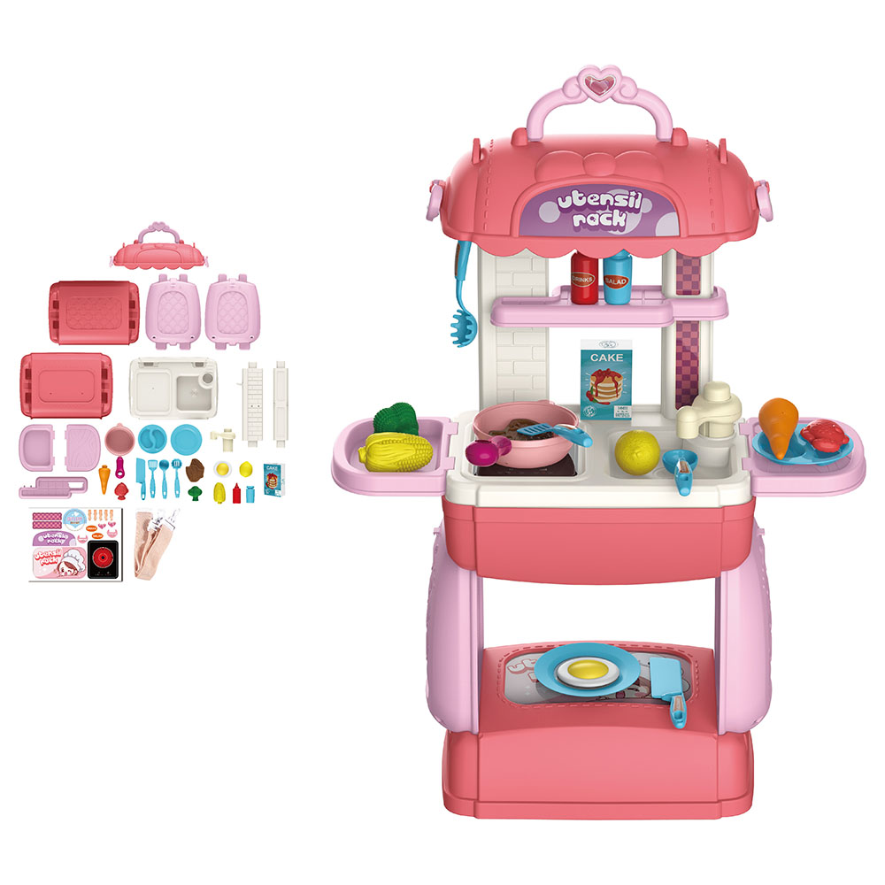 Jawda – 3-in-1 Mobile Kitchen – Pink