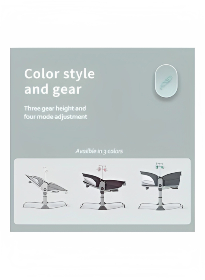 Baby Rocker Deluxe 6 In 1 Rocking Bassinet Multifunctional Bassinet For Newborn Boy Girl For The Age 0 To 12 Month - Image 6