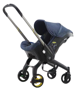 Stroller - Foldable Stroller/Car Seat with Natural Rubber Wheels