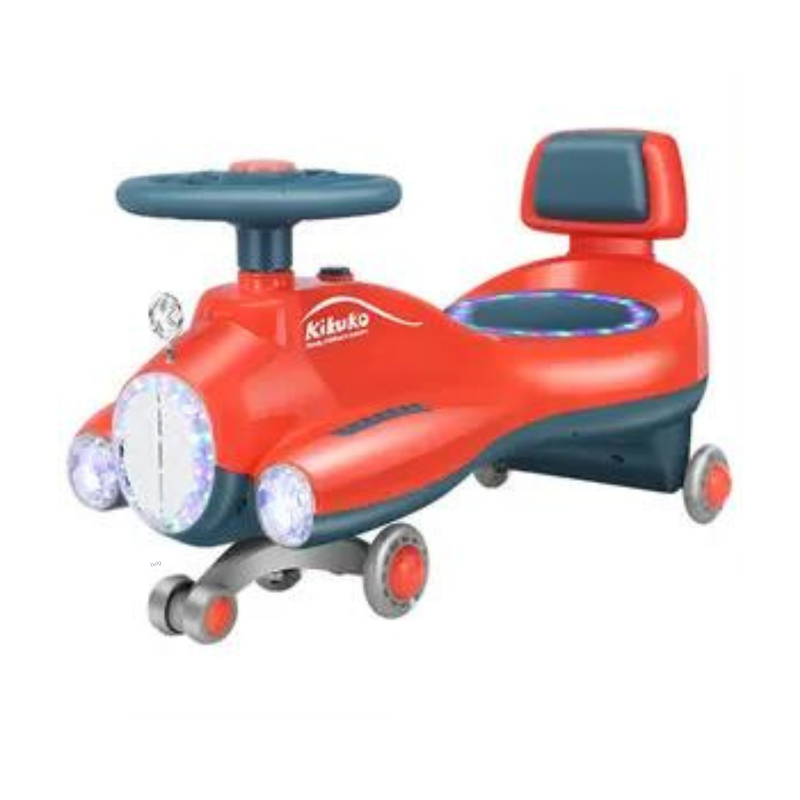 Toddler Plasma Swing Car Pink And Red