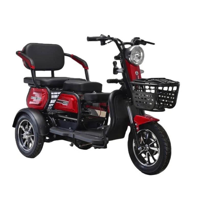 Megawheels Electric Tricycle E-Bike 350W 48V - Red - Image 2