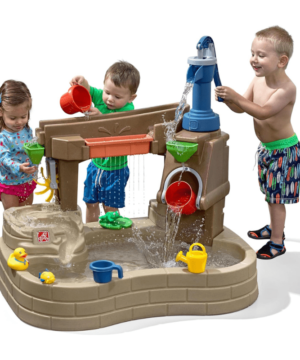 Step2 Pump & Splash Discovery Pond Plastic Paddling Pool for Kids