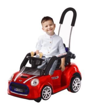 Kids Ride On – Pushing Car 6V Swing With Handle Purple And – Red