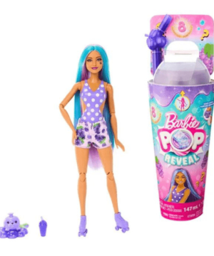 |      Barbie – Pop Reveal Juicy Fruit Series Doll – Grape Fruits theme