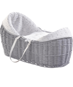 Kinder Valley – Sleepy Little Owl Grey Moses Basket