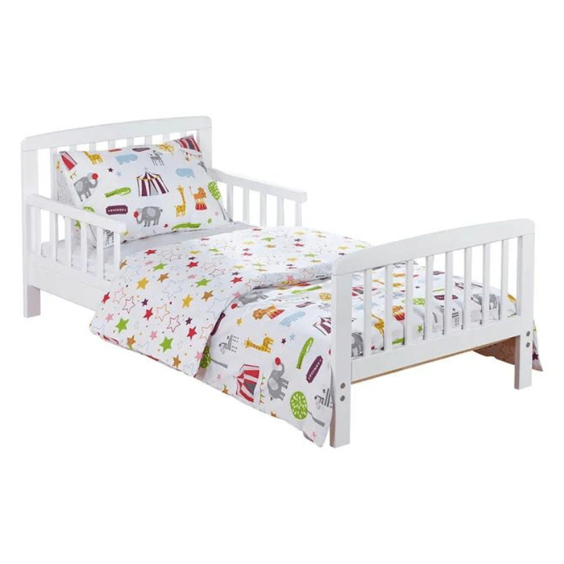 Kinder Valley – Bed Bundle w/ Kinder Flow Mattress – 7pcs – White