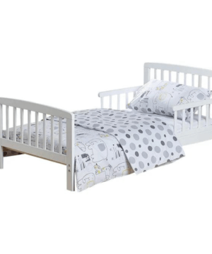 Kinder Valley – 7pc-Set Bed White Bundle – Safari Friends
