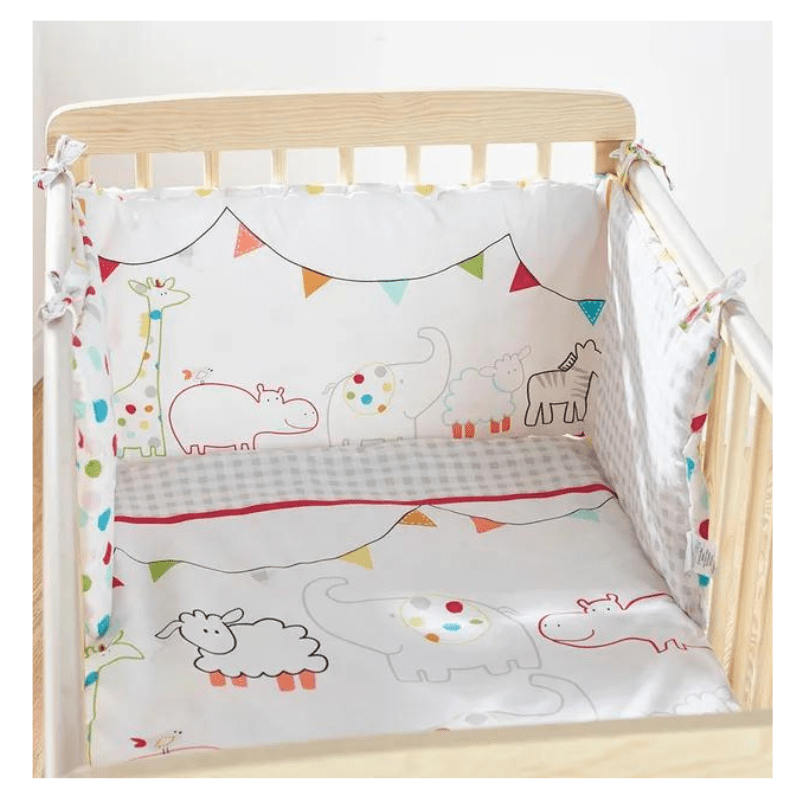 Kinder Valley - Animal Journey Quilt And Bumper Set - White - Image 2