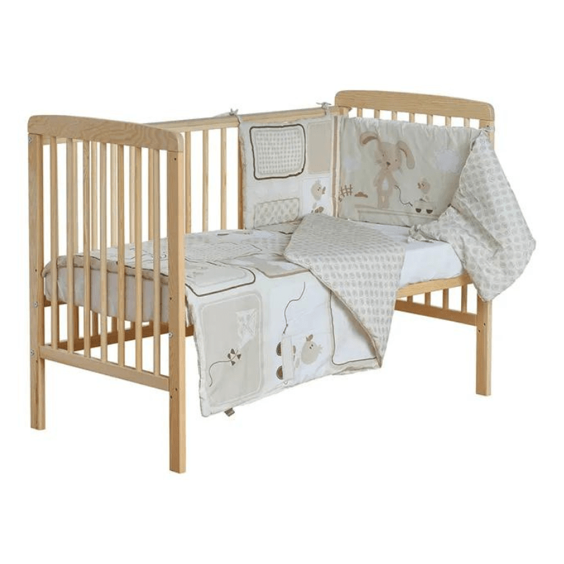 Kinder Valley – With Love Quilt And Bumper Set – Cream