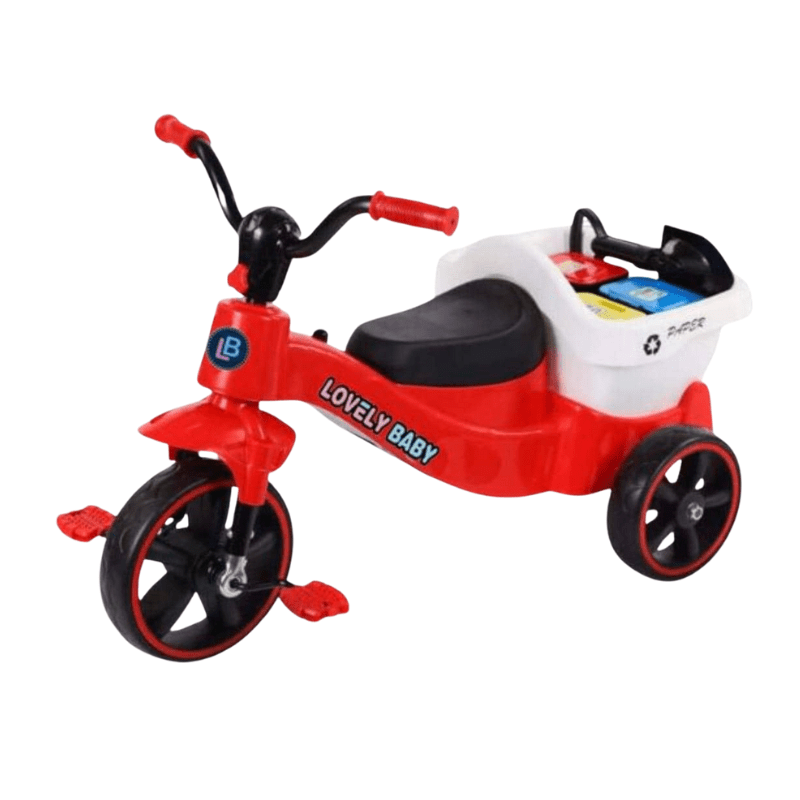 Baby Tricycle with Box & Mini Shovel