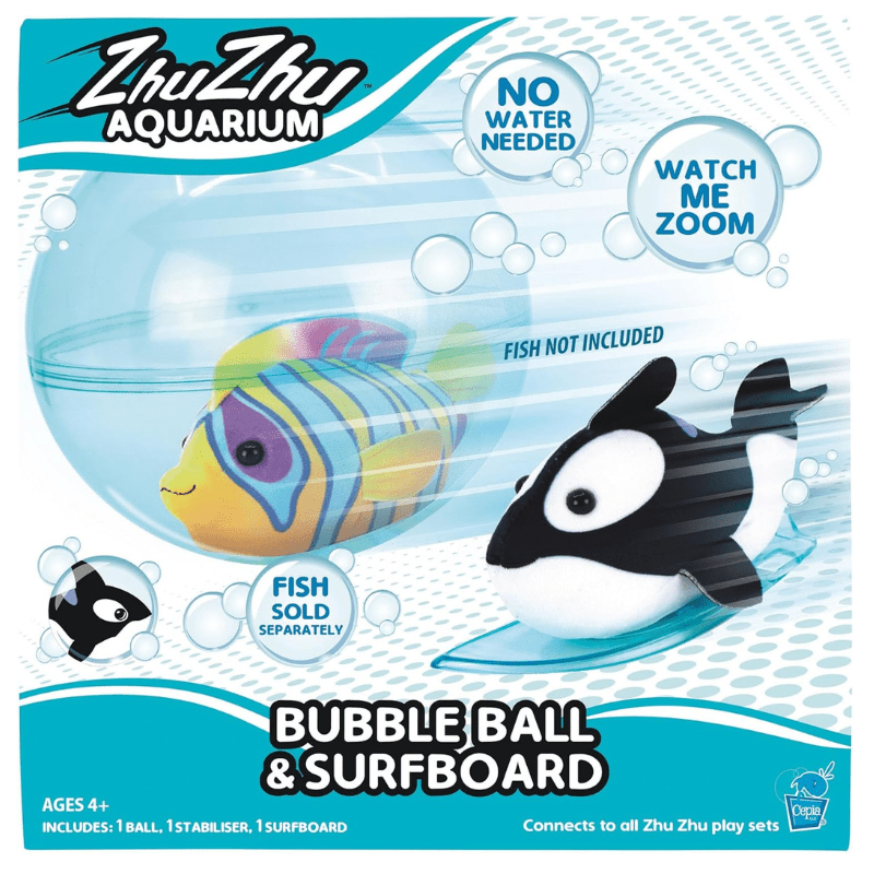 Zhu Zhu Pets | Zhu Zhu Aquarium Bubble Ball & Surfboard Playset - Image 3