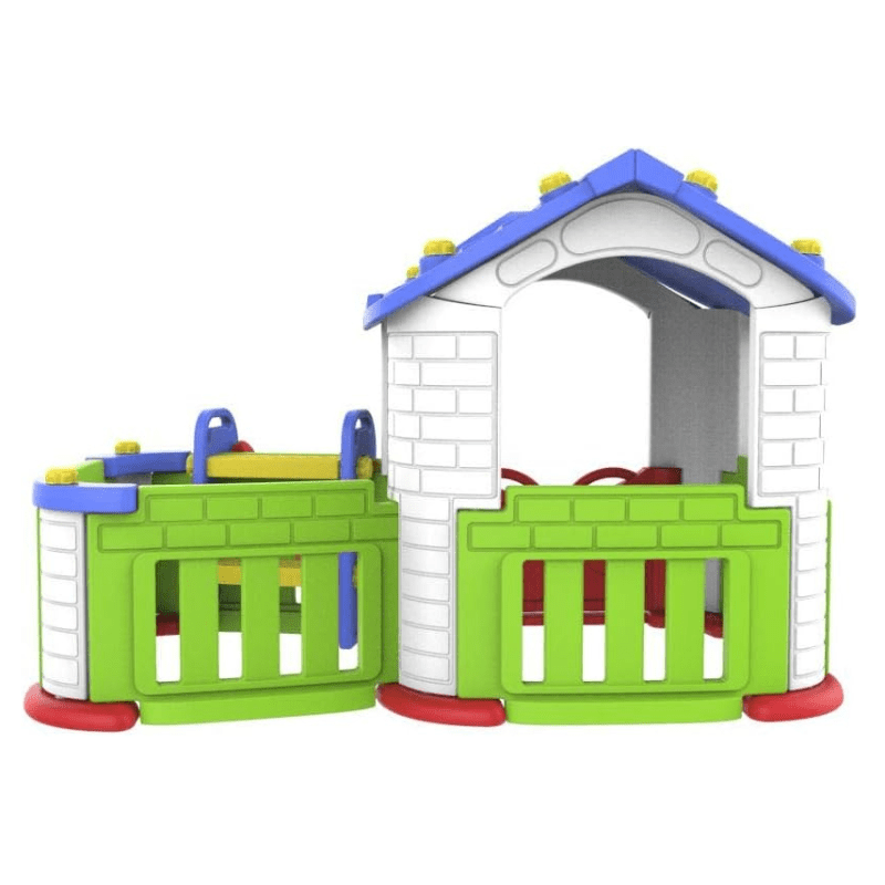 Kids Outdoor Big Play House With Slide 3y+ - Image 3