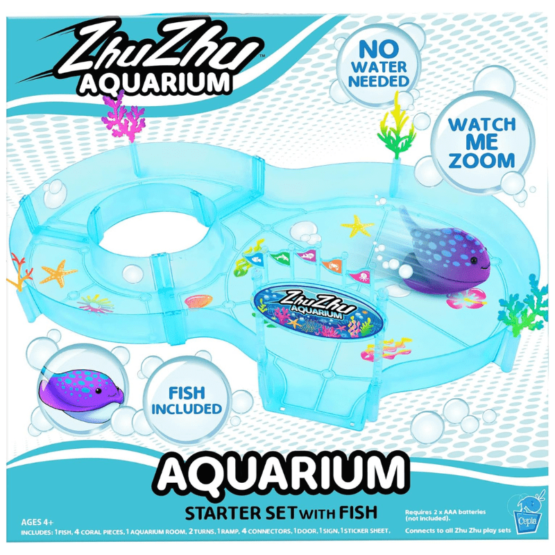 Zhu Zhu Pets Zhu Zhu Aquarium Figure of 8 Starter Playset - Image 4