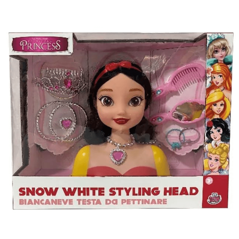 Grandi Giochi – Princess Styling Head – Snow White