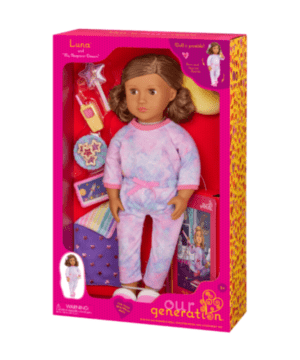 Luna - Posable 18-inch Sleepover Doll & Storybook Set