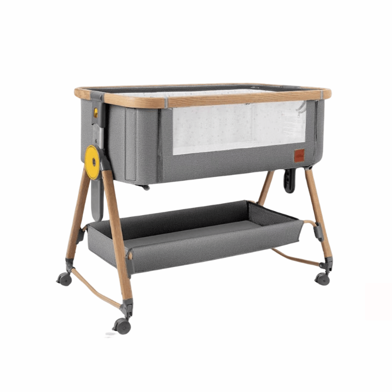 Multi-Functional Crib With Six Levels Of Height Adjustment Crib