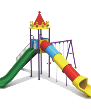 Kids Outdoor Backyard Playground With Swing And Slide