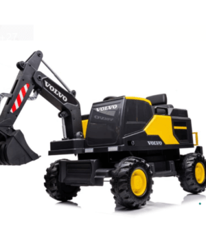 12V Volvo Excavator Kids Ride-On - Yellow