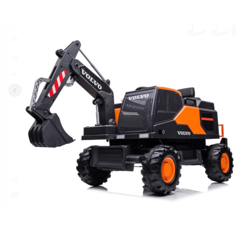 Volvo – Xc90 Excavator Kids Rideon Car – Orange