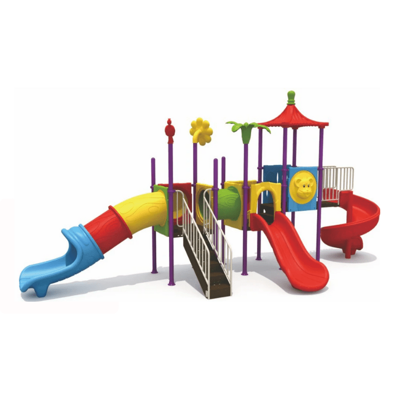 Tower Top Super Slides & Swings Multiple Combo Playground Tunnel