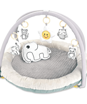 Baby Sensory Play Gym, Gym, Elephant Play Mat - Gray