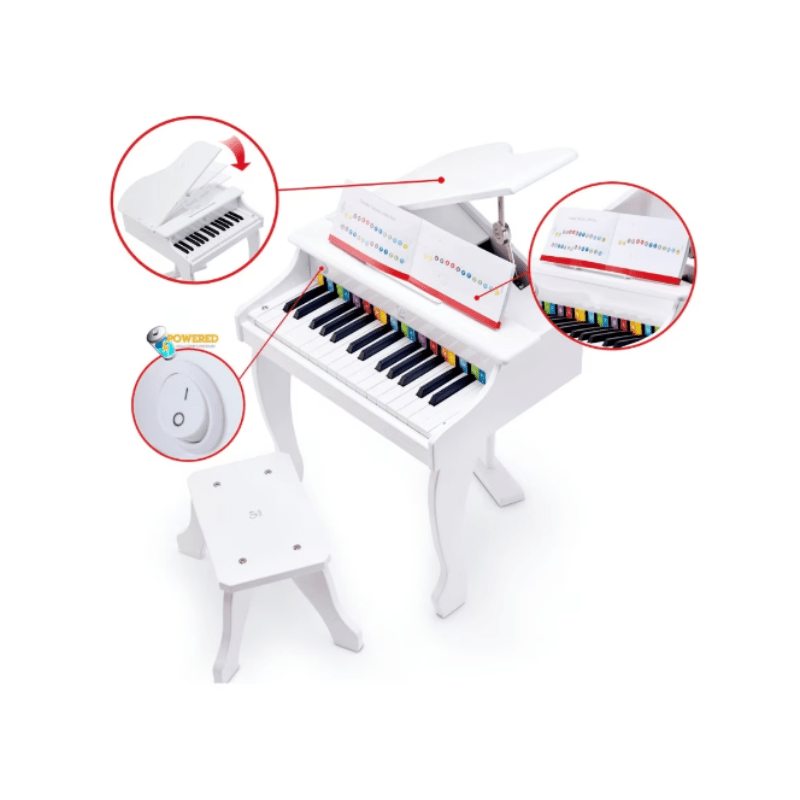 Wooden Kids Piano Hape Preschool Music E0338 - Image 2