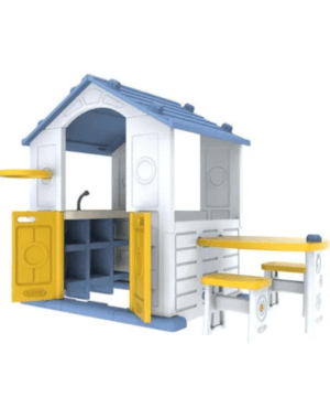 Kids Tomo Playhouse With Sink, Table And Chair
