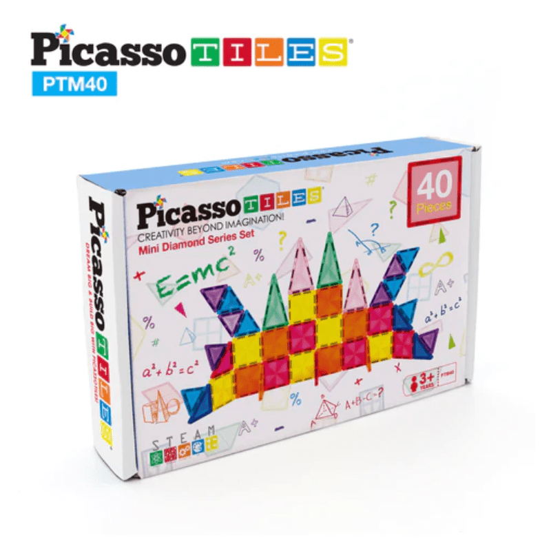 Picasso Tiles – Mini Diamond Tile Series Set – 40pcs