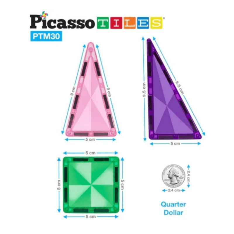 Picasso Tiles – Magnetic Mini Diamond Rocket - Image 6