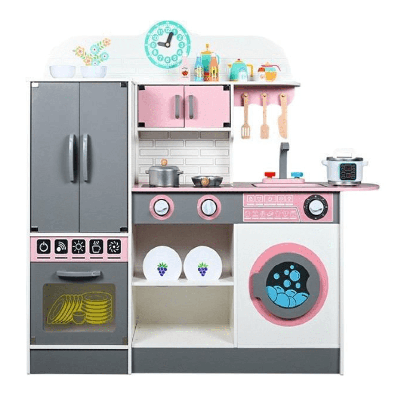 Deluxe Wooden Toy - Kitchen Playset For Kids