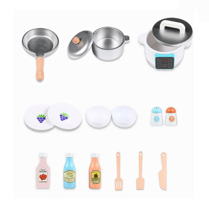 Deluxe Wooden Toy - Kitchen Playset For Kids - Image 2