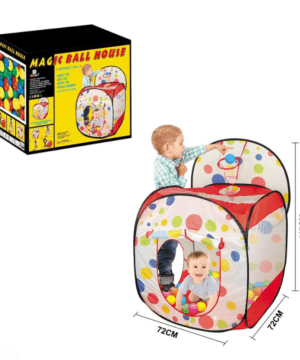 STEM – Magic Ball House Tent Shooting Game House with 100 Ocean Balls