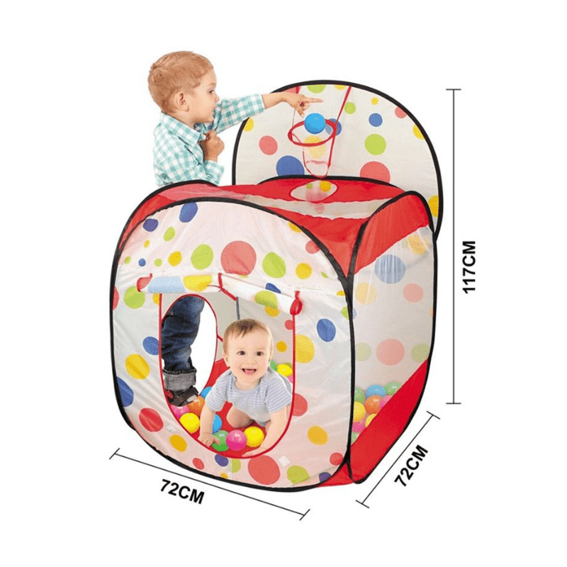 STEM – Magic Ball House Tent Shooting Game House with 100 Ocean Balls - Image 2