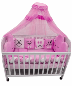 Baby Head Bumper Set – Assorted Colors With Pillow