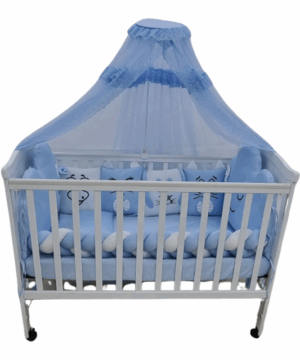 Baby Head Bumper Set Blue Color