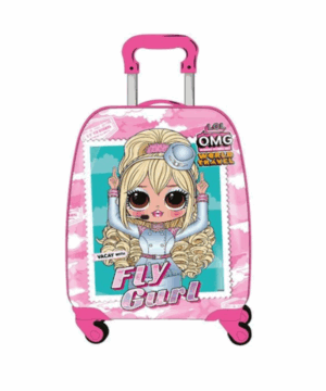 LOL Kids Luggage with Reusable Stickers 18inch
